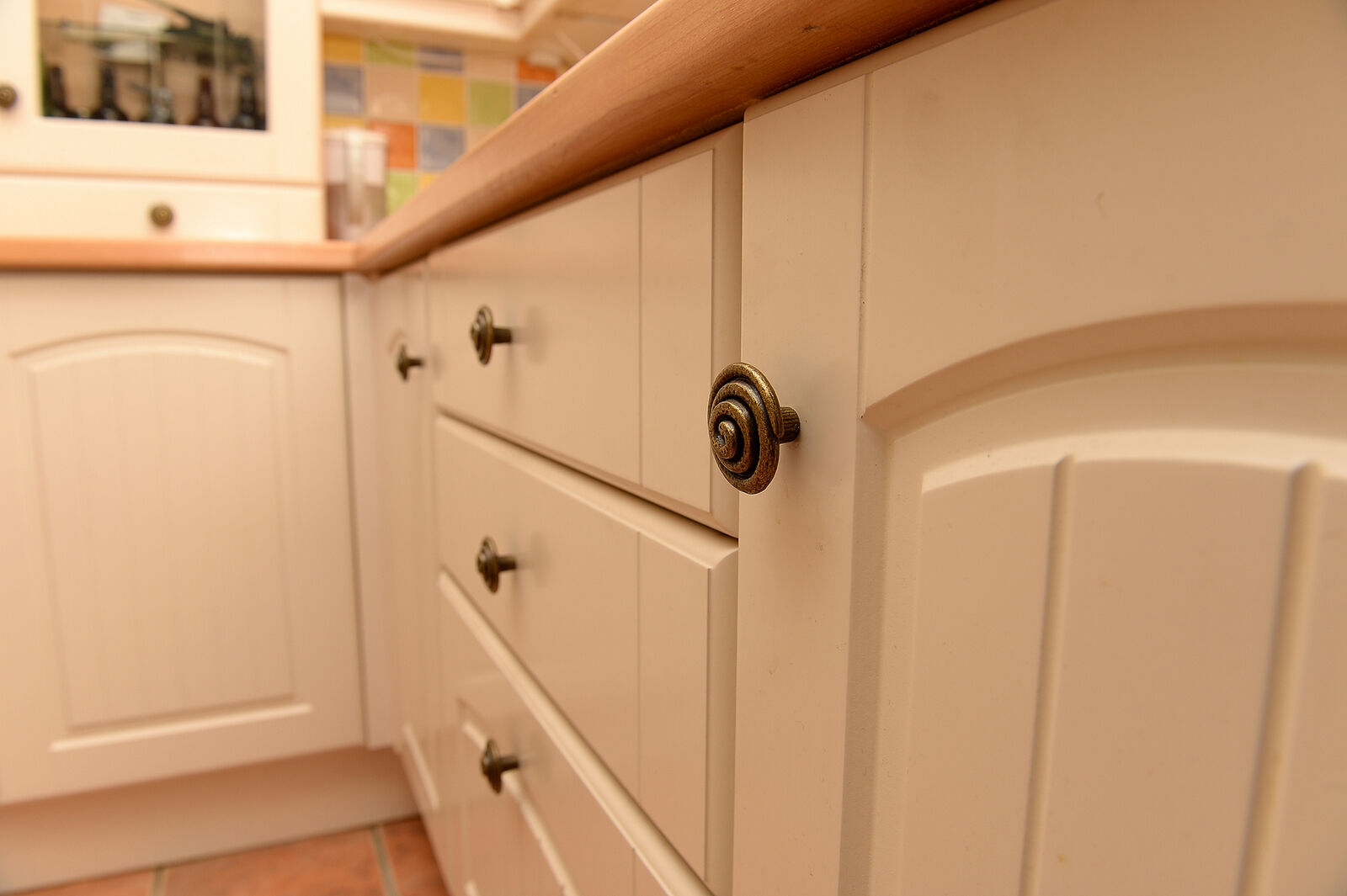 Rethink your drawers and cabinets.